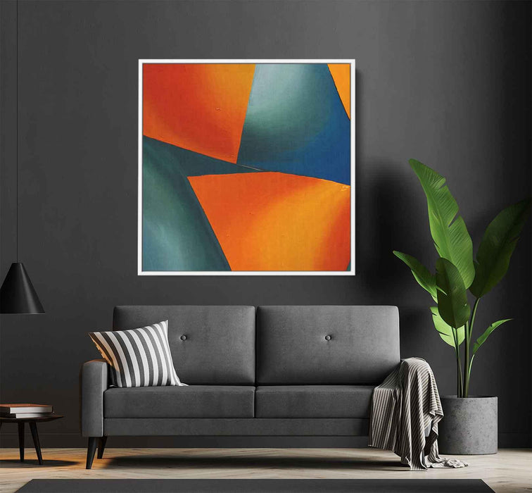 Orange Abstract Print #001 - Kanvah