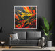 Orange Abstract Splatter #001 - Kanvah