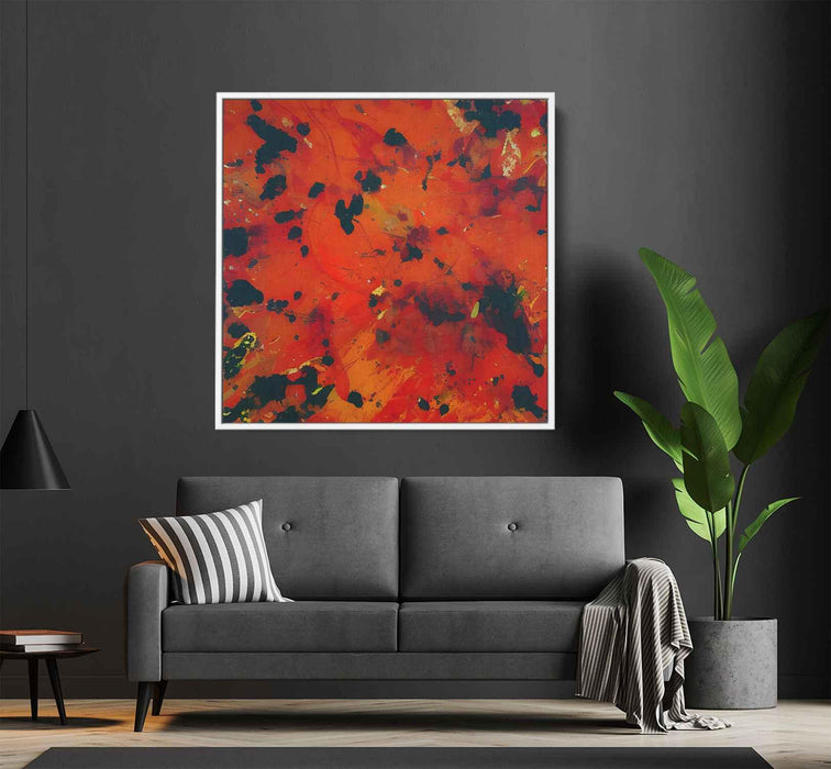 Orange Abstract Splatter #003 - Kanvah