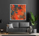 Orange Abstract Splatter #007 - Kanvah