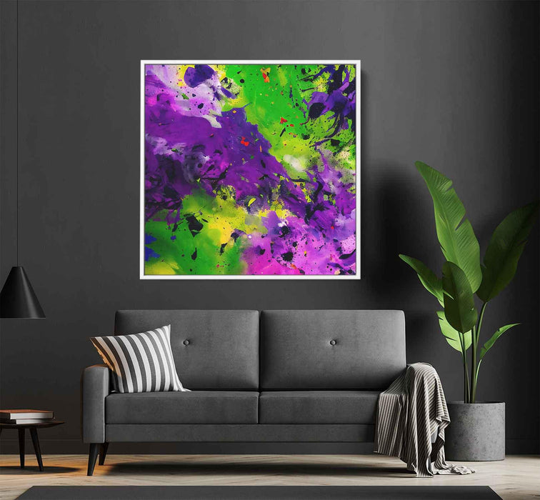 Purple Abstract Splatter #001 - Kanvah