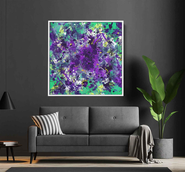 Purple Abstract Splatter #005 - Kanvah