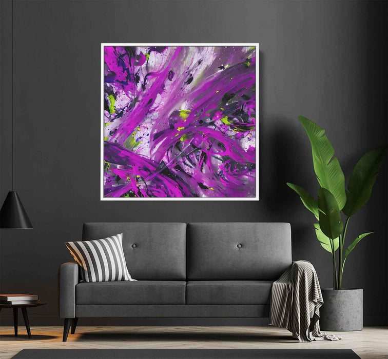 Purple Abstract Splatter #021 - Kanvah