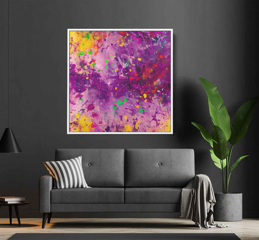 Purple Abstract Splatter #025 - Kanvah