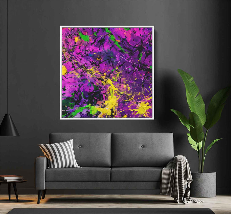 Purple Abstract Splatter #027 - Kanvah