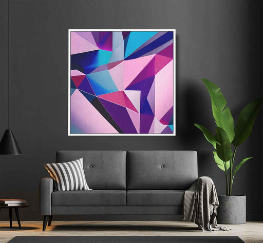 Purple Geometric Abstract #001 - Kanvah