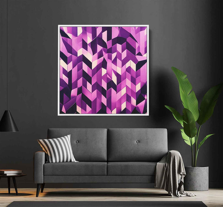 Purple Geometric Abstract #011 - Kanvah