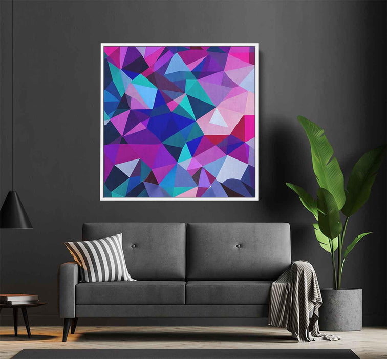 Purple Geometric Abstract #015 - Kanvah