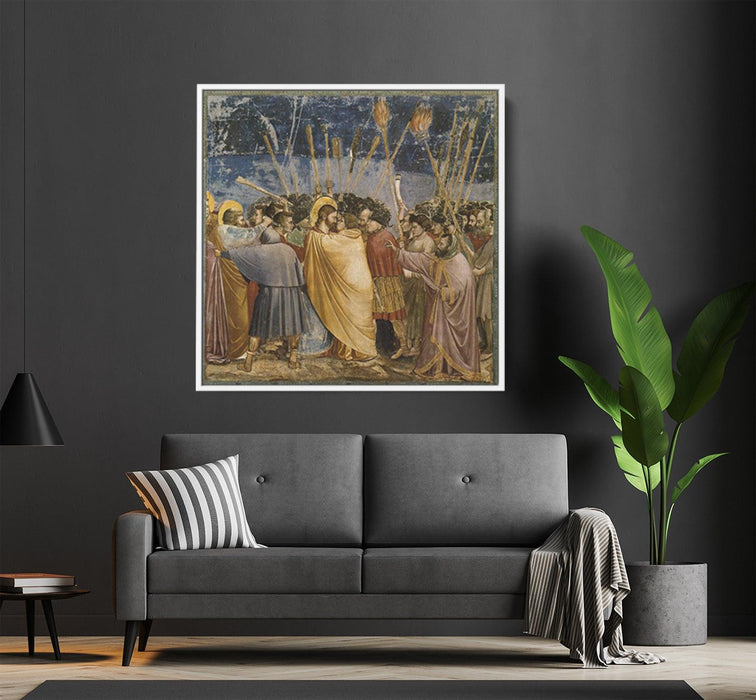 The Arrest of Christ (Kiss of Judas) (1306) by Giotto - Kanvah