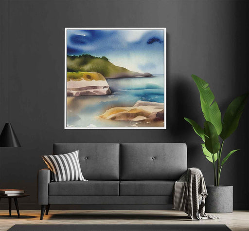 Watercolor Coastal #003 - Kanvah