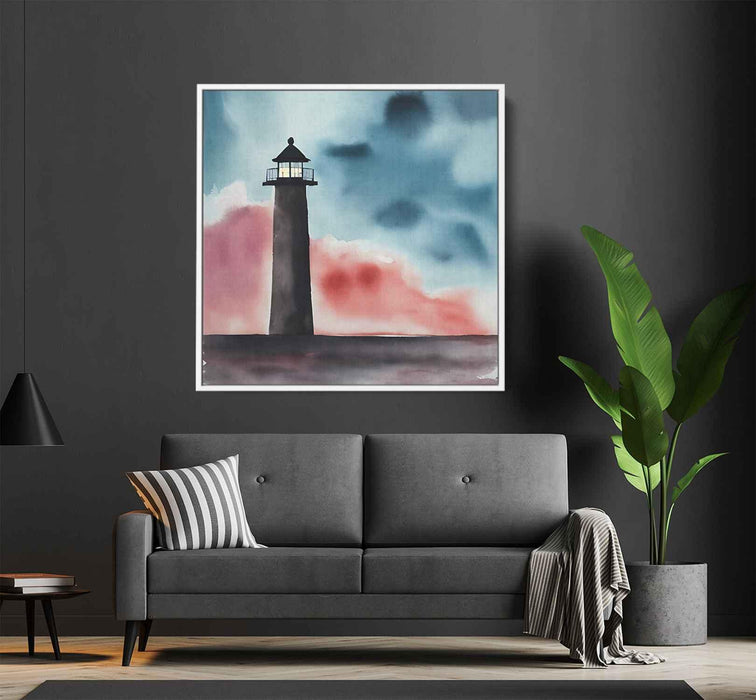 Watercolor Lighthouse #017 - Kanvah