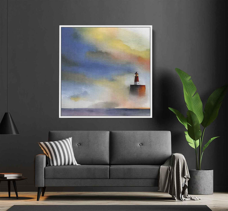 Watercolor Lighthouse #027 - Kanvah