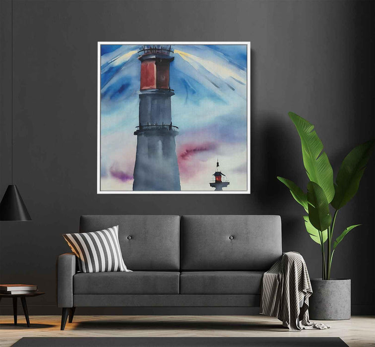 Watercolor Lighthouse #033 - Kanvah