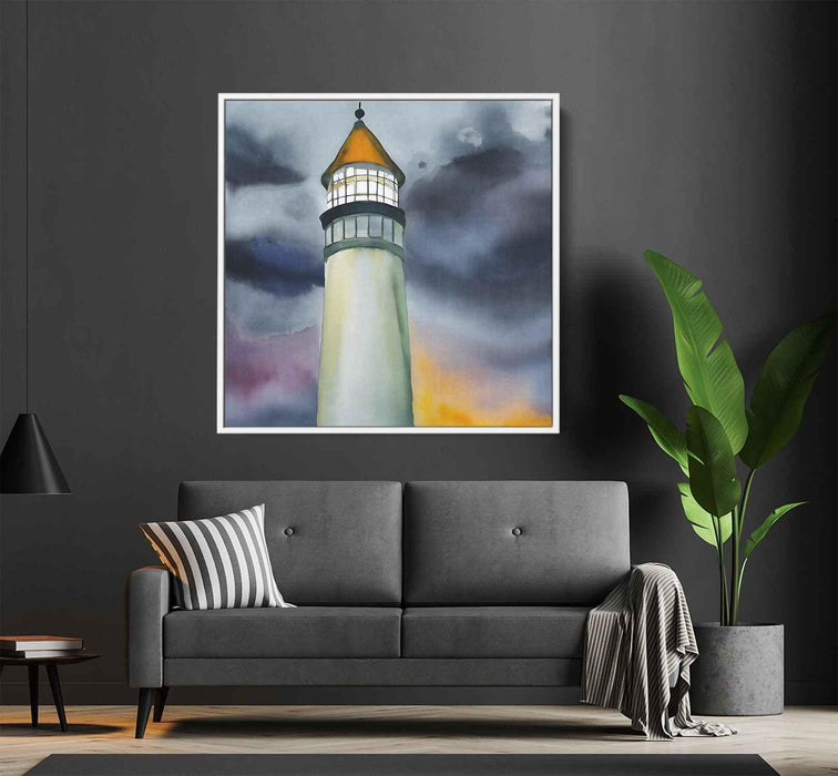 Watercolor Lighthouse #047 - Kanvah
