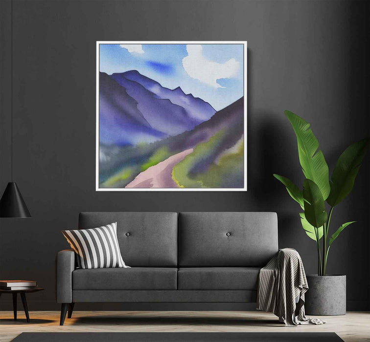 Watercolor Mountain #007 - Kanvah