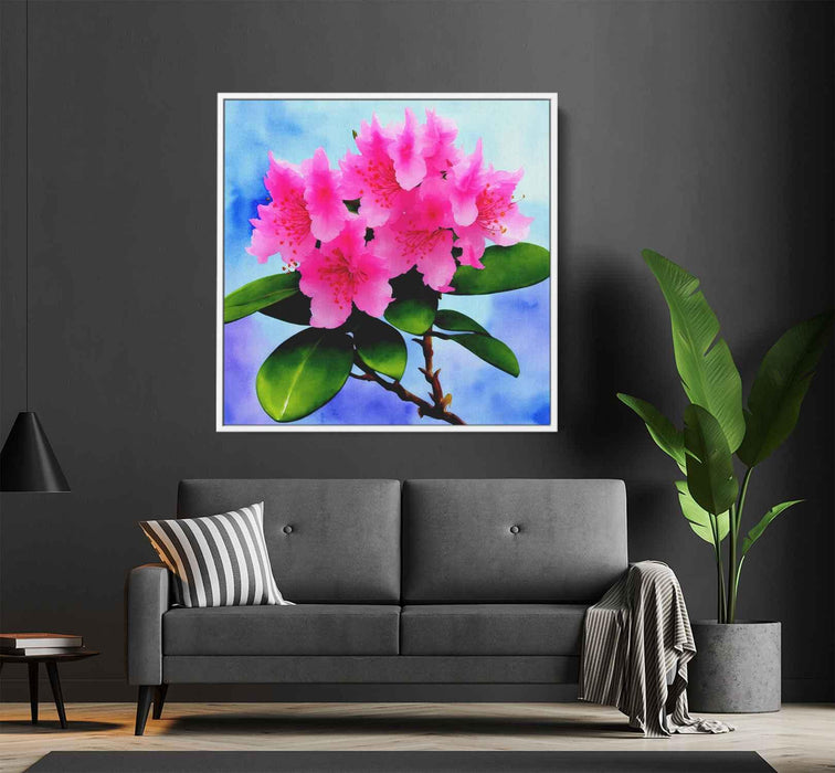 Watercolor Rhododendron #003 - Kanvah