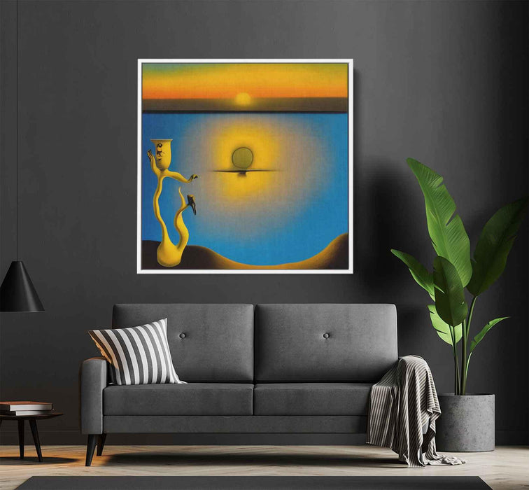 Yellow Surreal Sunset #007 - Kanvah