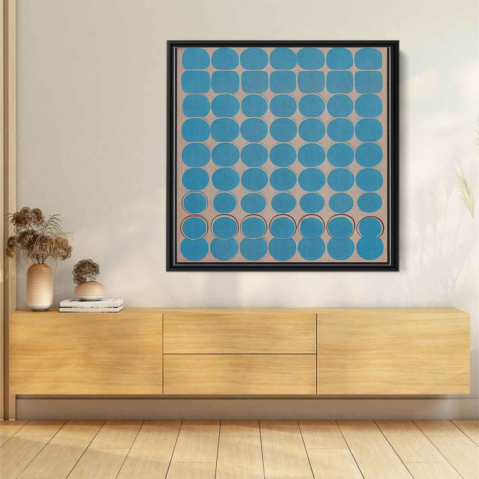 Blue Bauhaus Circles #002 - Kanvah