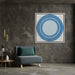 Blue Bauhaus Circles #008 - Kanvah