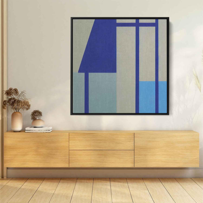 Blue Bauhaus Rectangles #014 - Kanvah