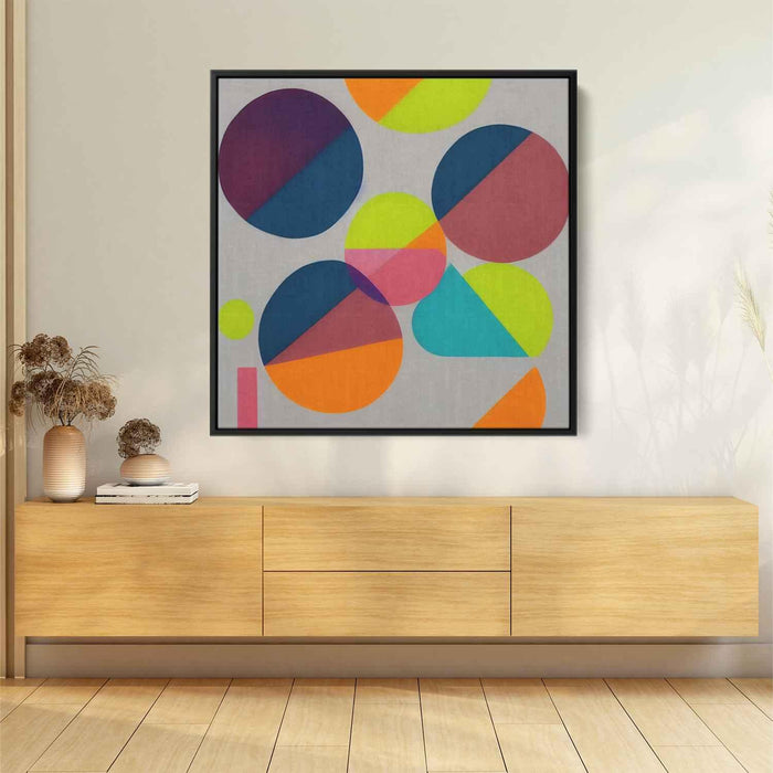 Pastel Bauhaus Circles #001 - Kanvah