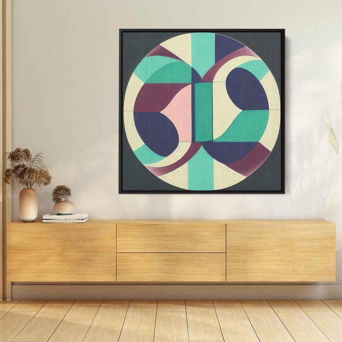 Pastel Bauhaus Circles #002 - Kanvah