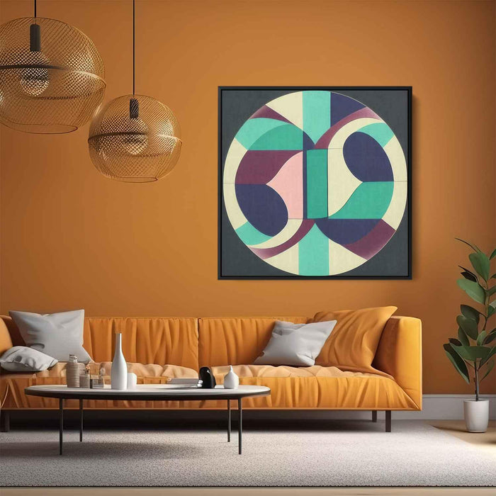 Pastel Bauhaus Circles #002 - Kanvah