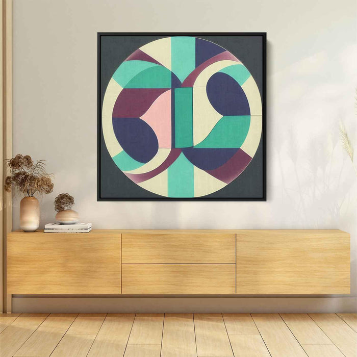 Pastel Bauhaus Circles #002 - Kanvah