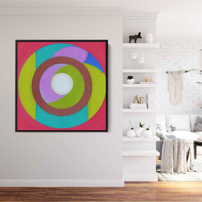 Pastel Bauhaus Circles #007 - Kanvah