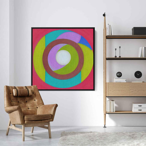 Pastel Bauhaus Circles #007 - Kanvah