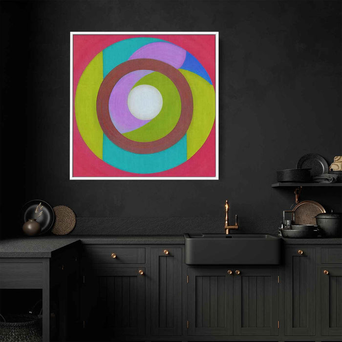 Pastel Bauhaus Circles #007 - Kanvah