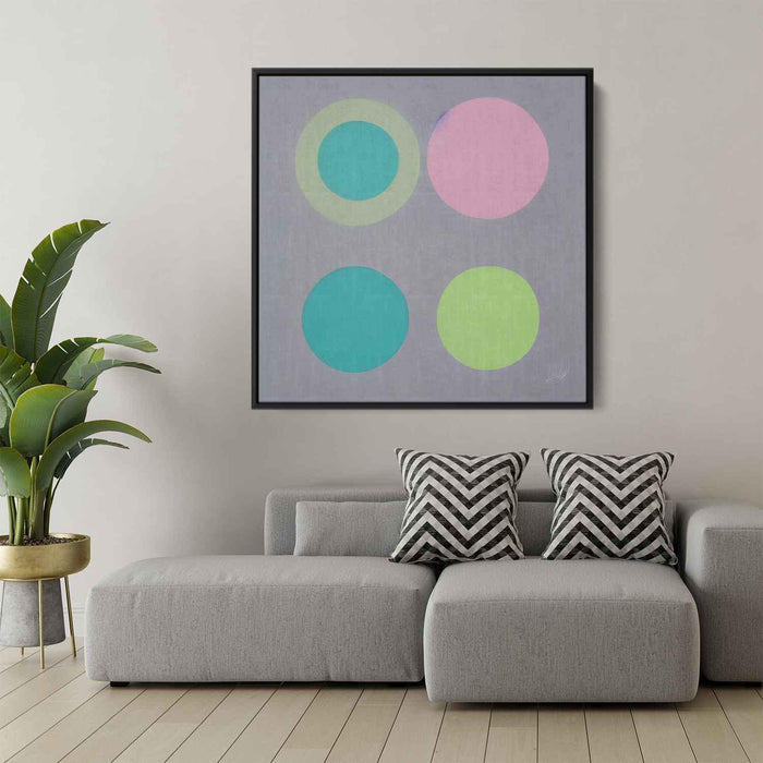 Pastel Bauhaus Circles #008 - Kanvah