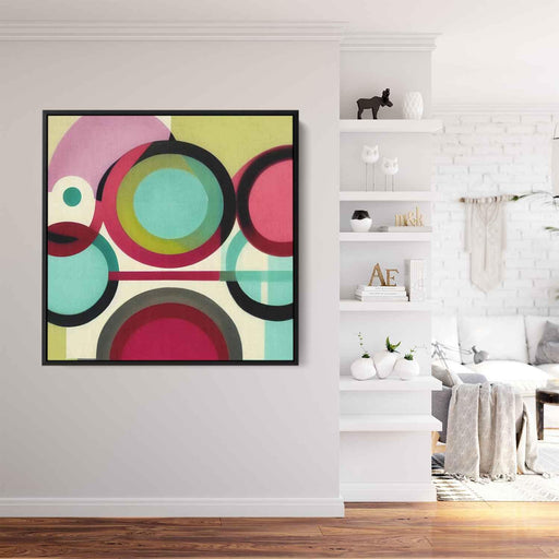 Pastel Bauhaus Circles #009 - Kanvah