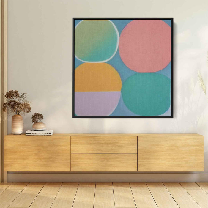 Pastel Bauhaus Circles #012 - Kanvah