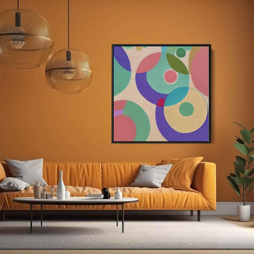 Pastel Bauhaus Circles #014 - Kanvah