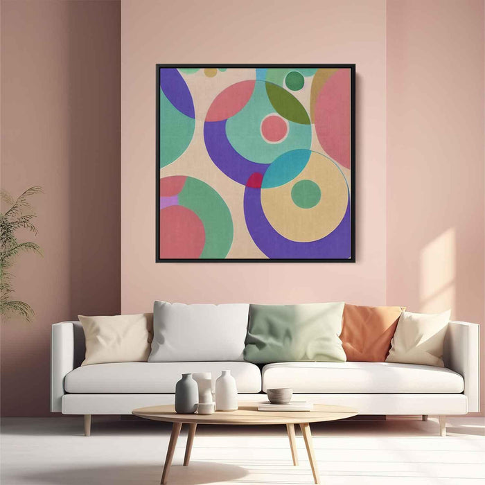 Pastel Bauhaus Circles #014 - Kanvah