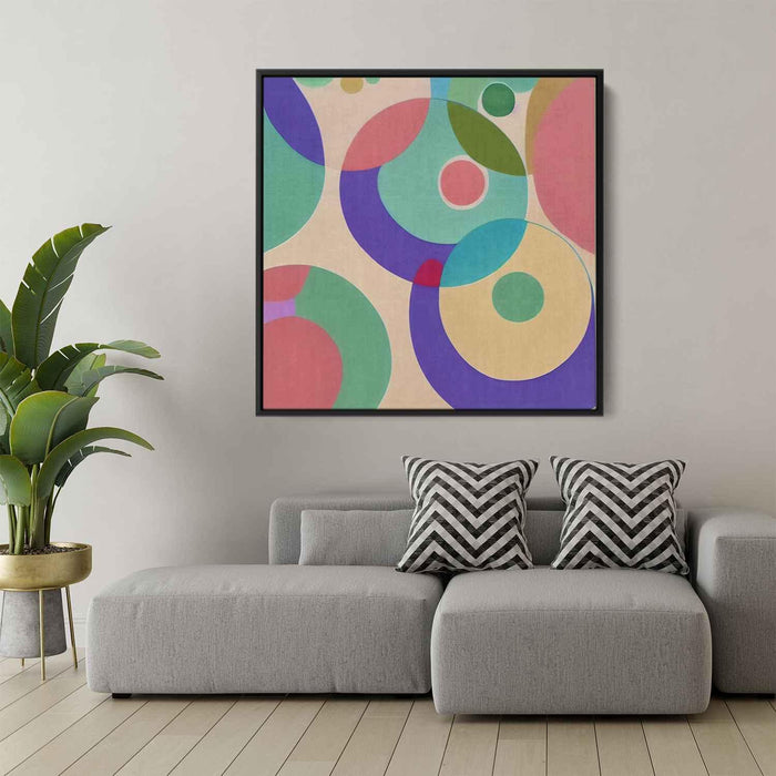 Pastel Bauhaus Circles #014 - Kanvah