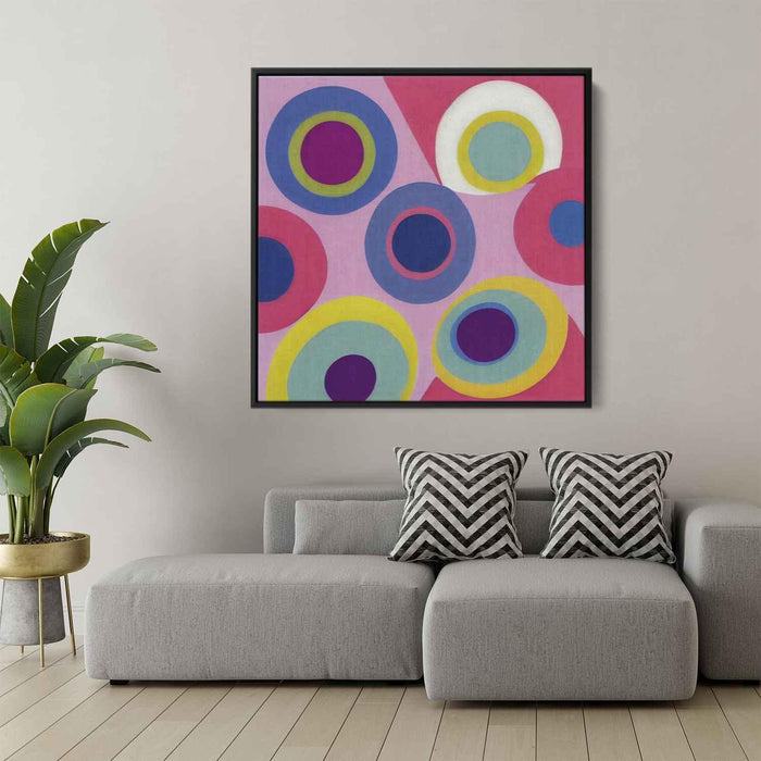 Pastel Bauhaus Circles #016 - Kanvah