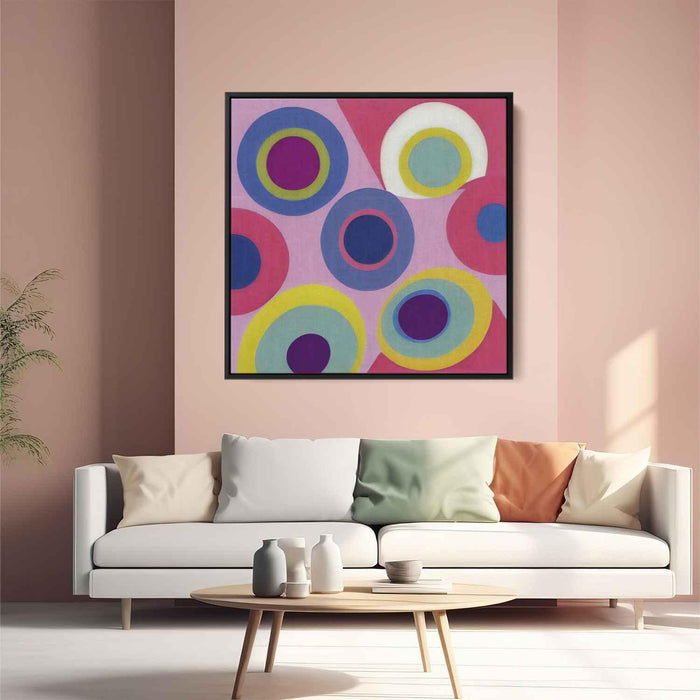 Pastel Bauhaus Circles #016 - Kanvah