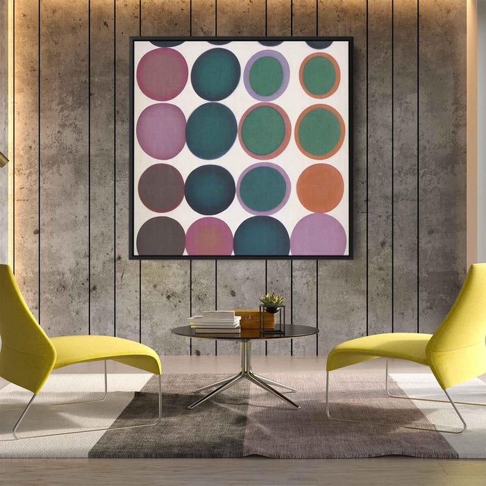 Pastel Bauhaus Ovals #012 - Kanvah