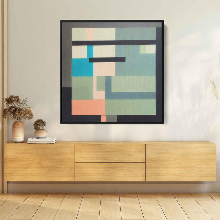 Pastel Bauhaus Rectangles #001 - Kanvah