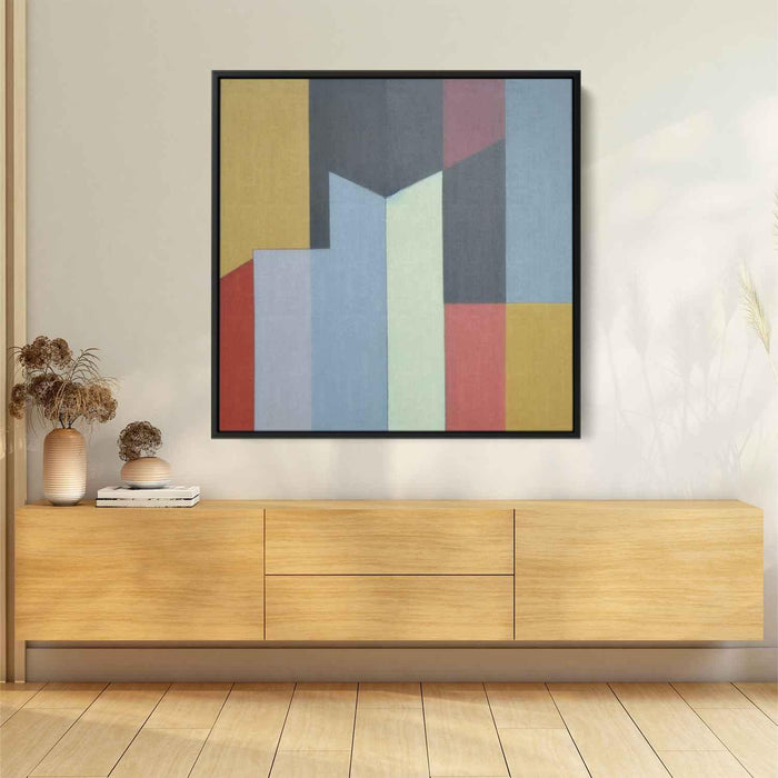 Pastel Bauhaus Rectangles #008 - Kanvah