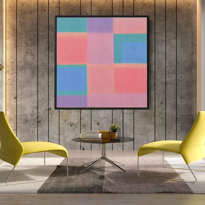 Pastel Bauhaus Squares #002 - Kanvah