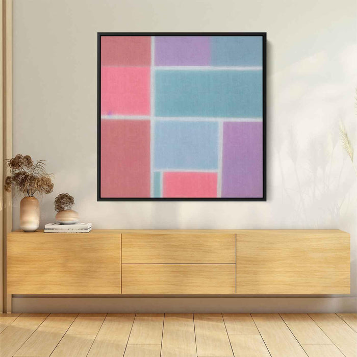 Pastel Bauhaus Squares #004 - Kanvah