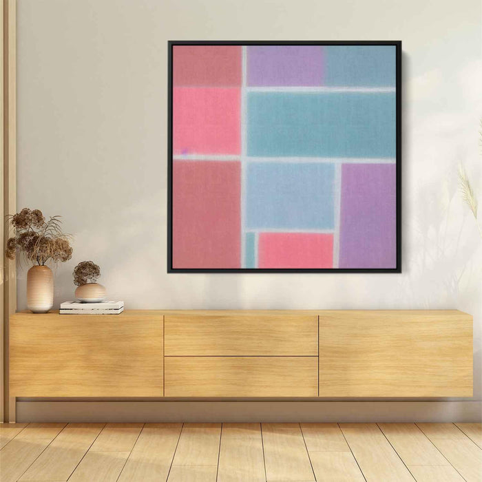 Pastel Bauhaus Squares #004 - Kanvah