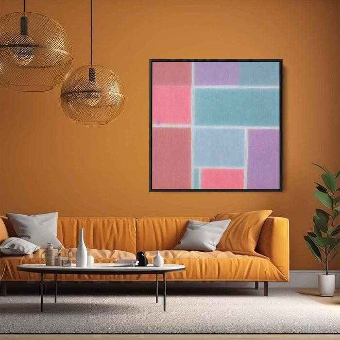 Pastel Bauhaus Squares #004 - Kanvah