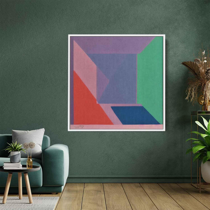 Pastel Bauhaus Squares #009 - Kanvah