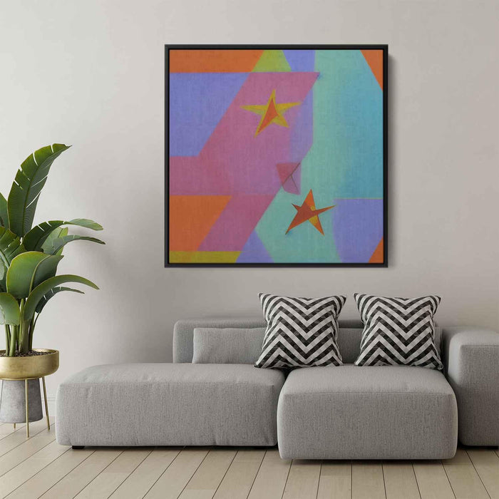 Pastel Bauhaus Stars #001 - Kanvah