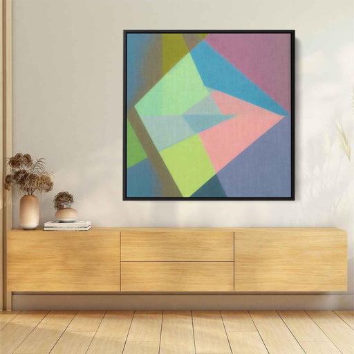 Pastel Bauhaus Triangles #002 - Kanvah