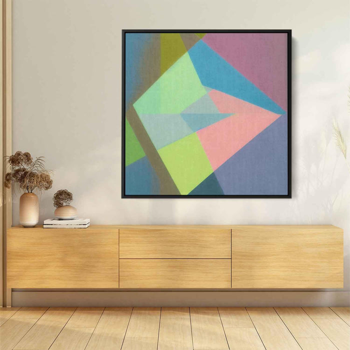 Pastel Bauhaus Triangles #002 - Kanvah